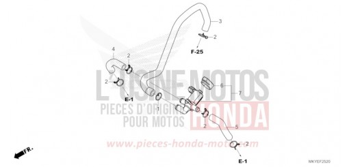 AIR INJECTION CONTROL VALVE CBR650RAR de 2024